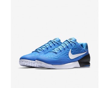 Nike zapatillas para hombre court zoom cage 2 azul foto claro/negro/blanco 844960-451