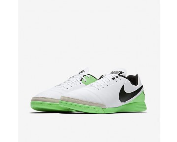 Nike zapatillas para hombre tiempo genio ii blanco/verde eléctrico/negro 819215-541