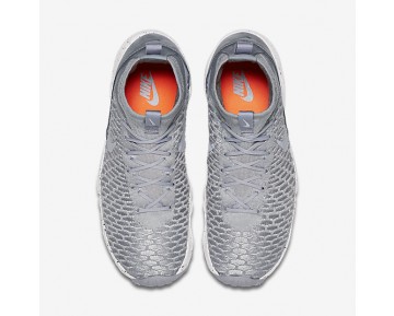 Nike zapatillas para hombre air footscape magista flyknit gris lobo/gris azulado/hipernaranja/gris lobo 816560-725