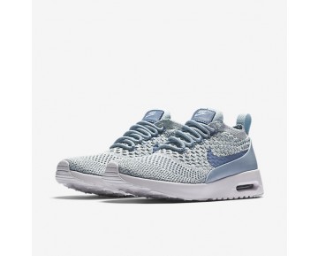 Nike zapatillas para mujer air max thea flyknit azul militar claro/blanco/azul glacial/azul de trabajo 881175-973