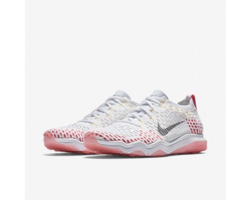 Nike zapatillas para mujer zoom fearless flyknit blanco/rosa carrera/tinte melón/gris lobo 850426-1066