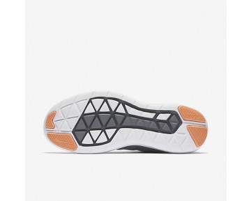 Nike zapatillas para mujer flex rn gris lobo/gris azulado/mango brillante/resplandor crepuscular 898476-1173