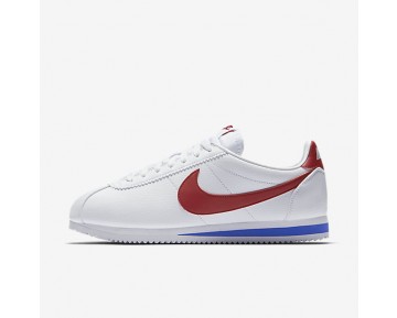 Nike zapatillas para hombre classic cortez leather blanco/royal universitario/rojo universitario 749571-097