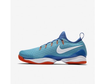 Nike zapatillas para hombre court air zoom ultra azul polarizado/azul medio/hipernaranja/blanco 881091-457