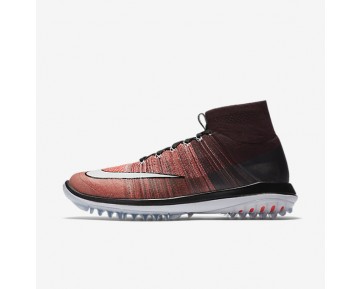 Nike zapatillas para hombre flyknit elite burdeos intenso/naranja máximo/melón brillante/blanco 844450-475