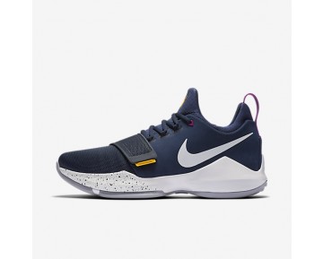 Nike zapatillas para hombre baloncesto pg1 obsidiana/oro universitario/hipervioleta/blanco 878627-632
