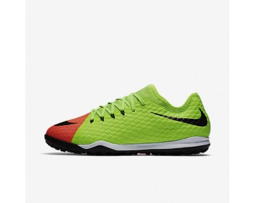Nike zapatillas para hombre hypervenomx finale ii tf verde eléctrico/hipernaranja/mango brillante/negro 852573-638