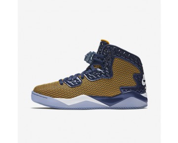 Nike zapatillas para hombre air jordan spike hoja oro/azul marino medianoche/blanco 819952-706