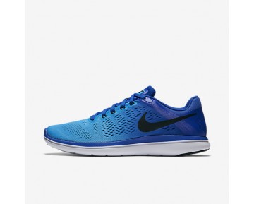 Nike zapatillas para hombre flex rn azul carrera/azul resplandor/blanco/negro 830369-760