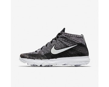 Nike zapatillas para hombre flyknit chukka negro/blanco 819009-846