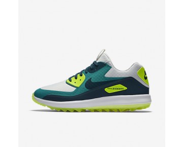 Nike zapatillas para hombre air zoom 90 it platino puro/azul verdoso río/voltio/turquesa medianoche 844569-851