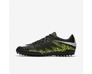 Nike zapatillas para hombre hypervenom phelon ii tf negro/voltio/azul extraordinario/blanco 749899-916