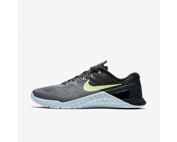 Nike zapatillas para mujer metcon 3 gris oscuro/azul glacial/negro/verde fantasma 849807-1014