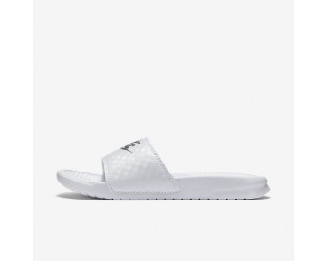 Nike zapatillas para mujer benassi blanco/plata metalizado 343881-1030