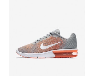 Nike zapatillas para mujer air max sequent 2 gris lobo/mango brillante/resplandor crepuscular/blanco 852465-1039