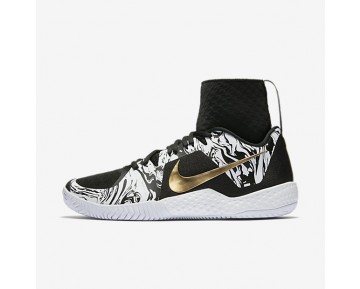 Nike zapatillas para mujer court flare blanco/negro/oro metalizado 848453-1125