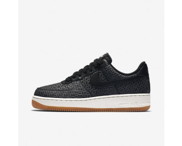 Nike zapatillas para mujer air force 1 07 negro/vela/marrón medio goma/negro 616725-1253