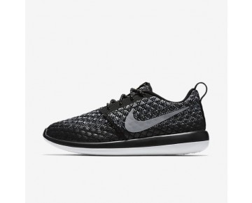 Nike zapatillas para mujer roshe two flyknit gris lobo/negro/blanco/gris lobo 861706-1259
