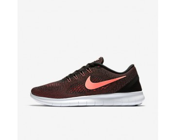 Nike zapatillas para mujer free rn negro/blanco cáscara de huevo/lava resplandor 831509-1278