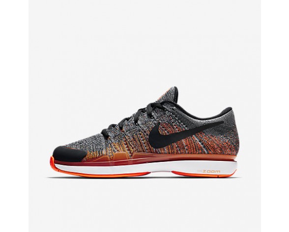 Nike zapatillas para hombre court zoom vapor 9.5 gris oscuro/tarta/blanco/negro 885725-448