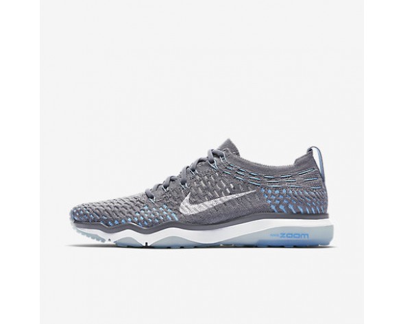 Nike zapatillas para mujer zoom fearless flyknit gris azulado/azul polarizado/blanco 850426-1065