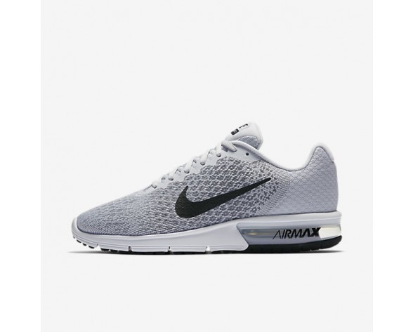 Nike zapatillas para hombre air max sequent 2 platino puro/gris azulado/gris lobo/negro 852461-767