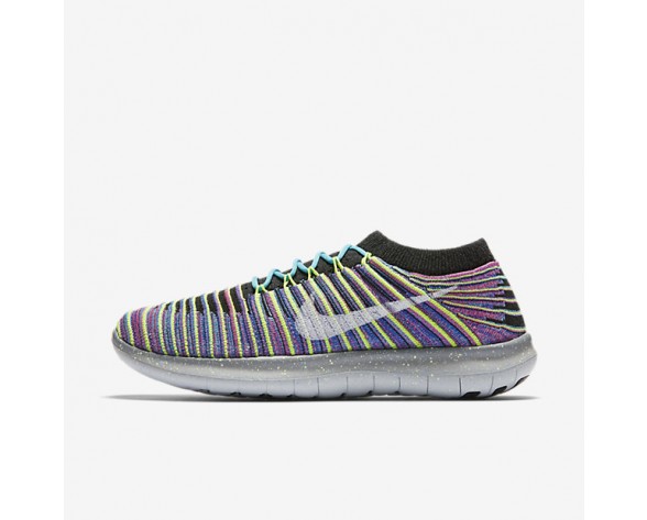 Nike zapatillas para mujer free rn motion flyknit negro/azul carrera/rosa intenso/blanco 834585-1093
