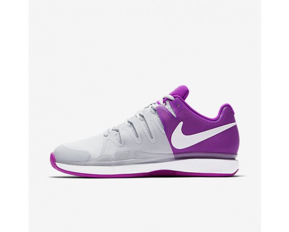 Nike zapatillas para mujer court zoom vapor 9.5 platino puro/morado vivo/blanco/blanco 649087-1127