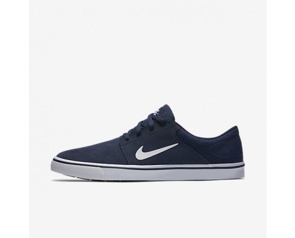 Nike zapatillas unisex sb portmore azul marino medianoche/marrón claro goma/blanco 725027-1398