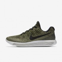 Nike zapatillas para hombre lunarepic low flyknit 2 verde puro/verde palmera/gris pálido/negro 863779-064