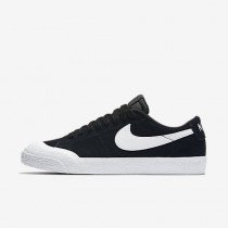 Nike zapatillas para hombre sb blazer low negro/marrón claro goma/blanco/blanco 864348-443
