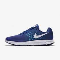 Nike zapatillas para hombre air zoom span azul royal intenso/azul cloro/azul extraordinario/blanco 852437-777