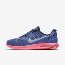 Nike zapatillas para mujer lunarglide 8 azul luna/rosa carrera/azul marino militar/azul militar claro 843726-1057