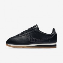 Nike zapatillas para mujer classic cortez leather negro/vela/marrón medio goma/negro 861660-1213
