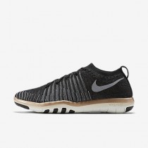 Nike zapatillas para mujer free transform flyknit negro/bronce rojo metálico/blanco cumbre/gris azulado 833410-1303