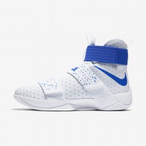 Nike zapatillas para hombre zoom lebron soldier 10 blanco/hipercobalto/blanco/hipercobalto 844374-378