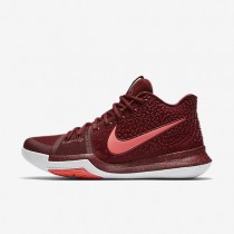 Nike zapatillas para hombre kyrie 3 rojo team/blanco/rosa intenso/carmesí total 852395-381