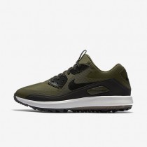 Nike zapatillas para hombre air zoom 90 it caqui militar/blanco cumbre/naranja máximo/negro 844569-464