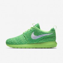 Nike zapatillas para hombre roshe flyknit verde voltaje/verde lúcido/blanco 677243-651