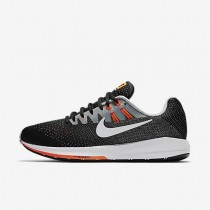 Nike zapatillas para hombre air zoom structure 20 negro/plata mate/hipernaranja/blanco 849576-658