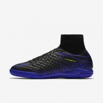 Nike zapatillas para hombre hypervenomx proximo ii negro/voltio/gris oscuro/azul extraordinario 747486-857