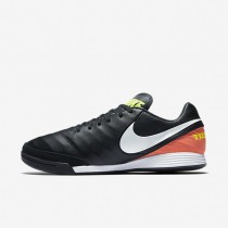 Nike zapatillas para hombre tiempo mystic v negro/hipernaranja/voltio/blanco 819222-887