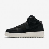 Nike zapatillas para hombre lab air force 1 mid negro/negro/vela/negro 905619-932