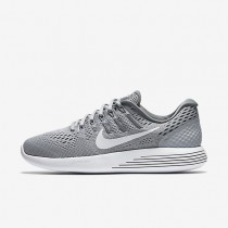 Nike zapatillas para mujer lunarglide 8 gris lobo/gris azulado/blanco 843726-1055