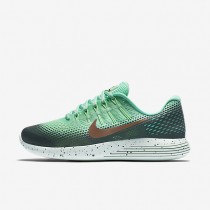 Nike zapatillas para mujer lunarglide 8 verde resplandor/hasta/verde fantasma/bronce rojo metálico 849569-1281
