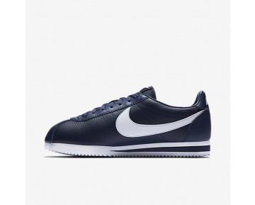 Nike zapatillas para hombre classic cortez leather azul marino medianoche/blanco 749571-099