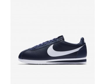 Nike zapatillas para hombre classic cortez leather azul marino medianoche/blanco 749571-099