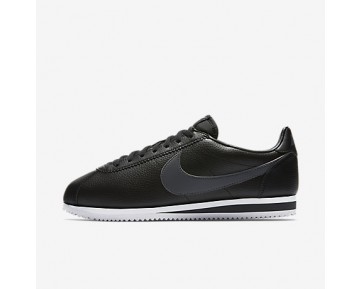 Nike zapatillas para hombre classic cortez leather negro/blanco/gris oscuro 749571-100