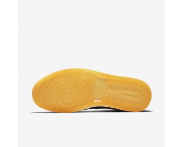 Nike zapatillas para hombre air jordan 1 mid egro/blanco/amarillo universitario 554724-158