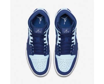 Nike zapatillas para hombre air jordan 1 mid royal team/blanco/azul hielo 554724-159
